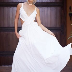 Leticia Dress - White