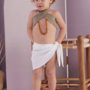 Baby Beach Wrap (White)