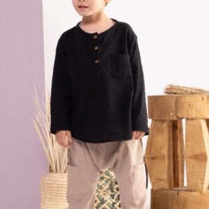 Fouki Linen Shirt - Black