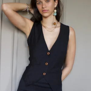 Karissa Vest - Black