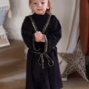 Baby Thurayya Kaftan - Black