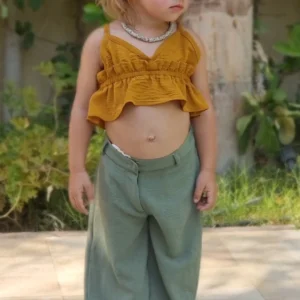 Baby Laia Pants - Olive Green