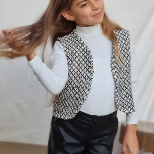 Nouni Double-Sided Vest - Squares