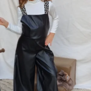 Tatti Leather Jumpsuit
