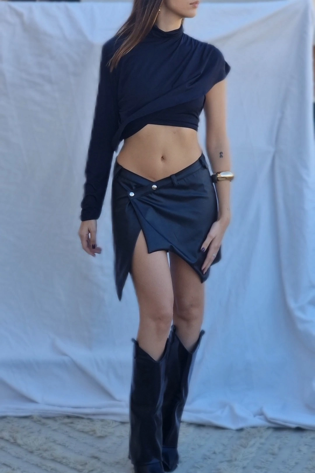 Krissy Leather Skirt