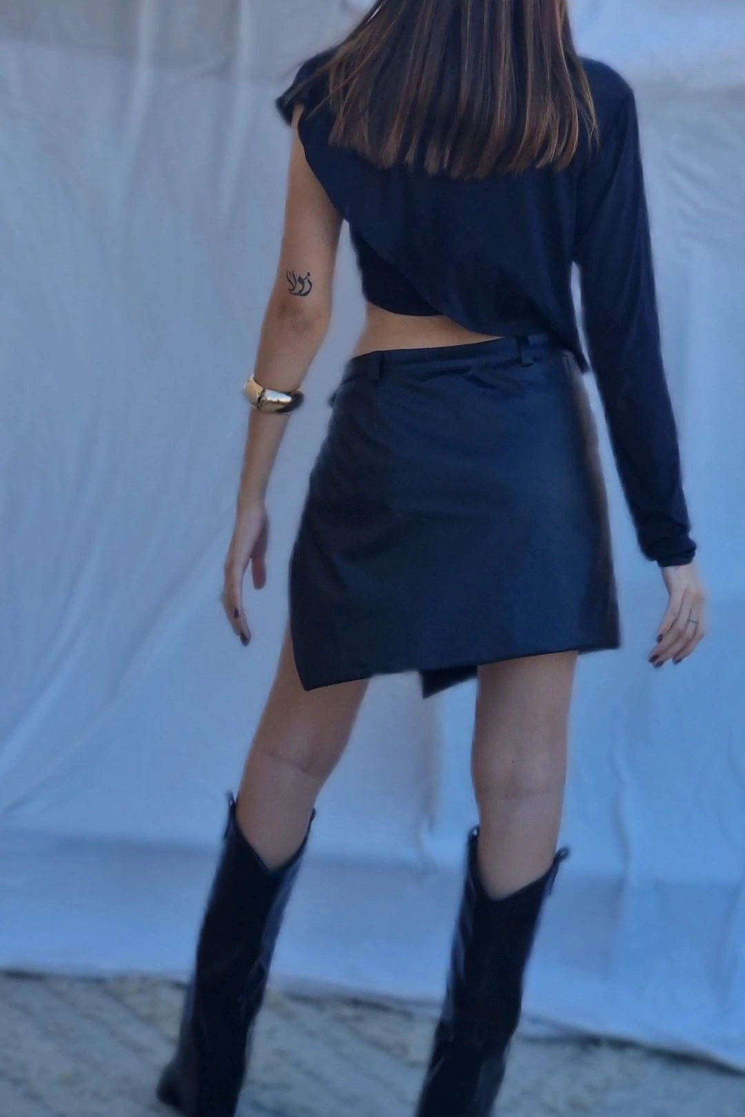 Krissy Leather Skirt