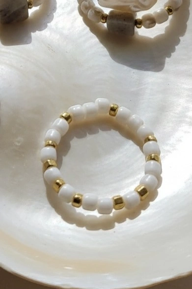 Moonstone Ring Set – 5 Pieces